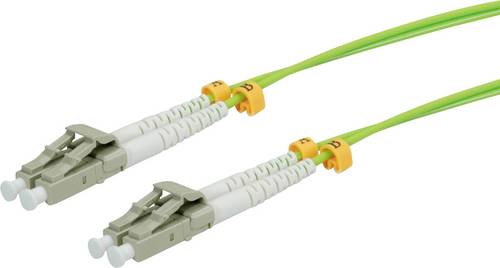 Roline 21.15.9271 Glasfaser LWL Anschlusskabel 1.00m Grün [1x LC-Stecker - 1x LC-Stecker] 50/125 µ