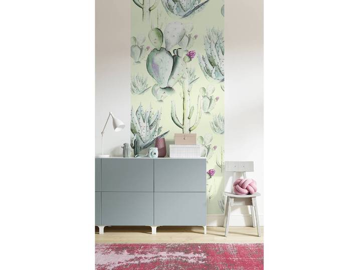 Papier peint intissé Cactus Green 100cm