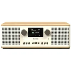 Pure Classic C-D6 (DAB, DAB+, FM, Bluetooth), Radio, Weiss, Braun