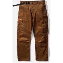 Loose Riders, Herren, Velohosen, District Corduroy Cargo Hose (S), Braun