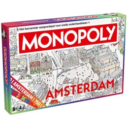 Hasbro Monopoly Amsterdam 750 Jaar- speciale editie - NL (Niederländisch, 2 - 6 Spieler)