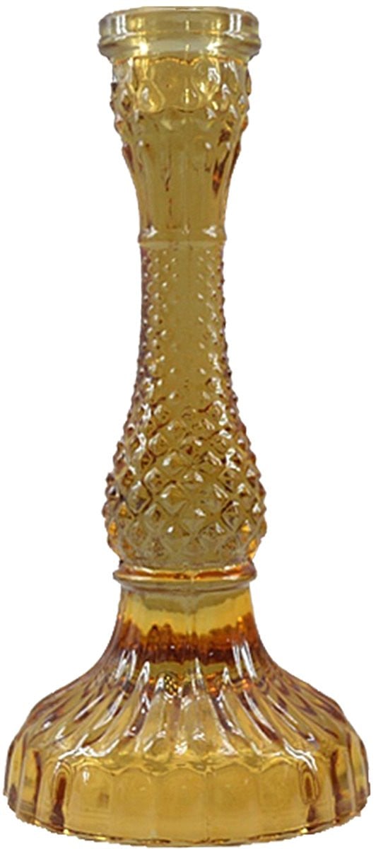 Mooss Kandelaar Kaanch Licht Amber Glas 21 cm