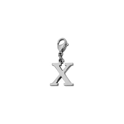 Buchstabenanhänger ADELIA´S "Anhänger – Buchstabenanhänger aus Edelstahl", silber, Schmuckanhänger, Damen, Edelstahl, Ein kleines Geschenk mit großer Wirkung