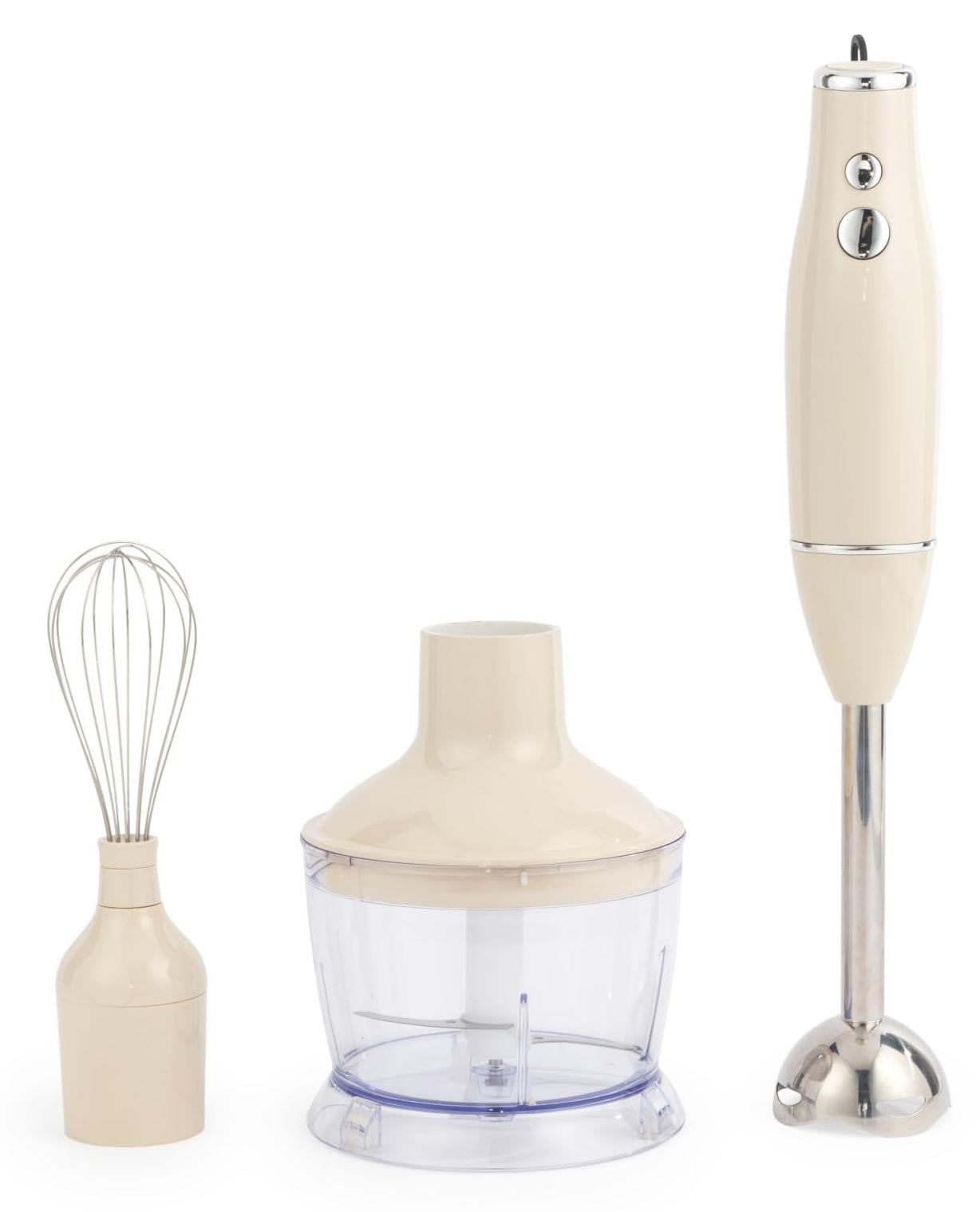 Salter Retro staafmixer-set, 3-in-1, 600W, 2 snelheden