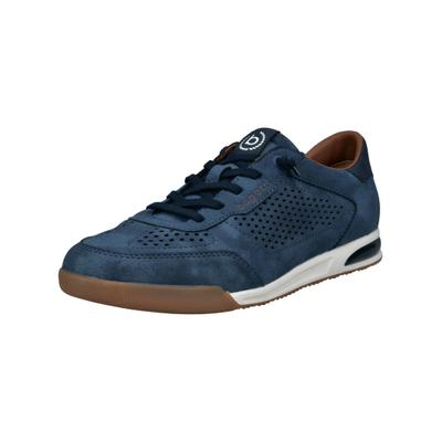Sneaker BUGATTI "bugatti Sneaker Lederimitat", Herren, Gr. 42, blau, Lederimitat, Schuhe Sneaker