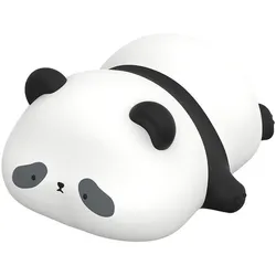Muitomas, Tischlampe, Panda-Tischlampe, Silikon, Weiss