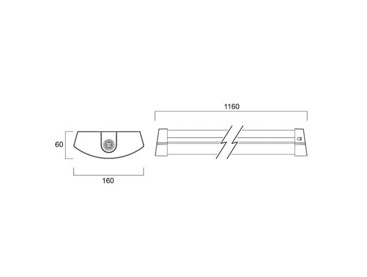 Sylvania LED Deckenleuchte Deltawing, weiß / opal, für Arbeitszimmer / Büro, Metall