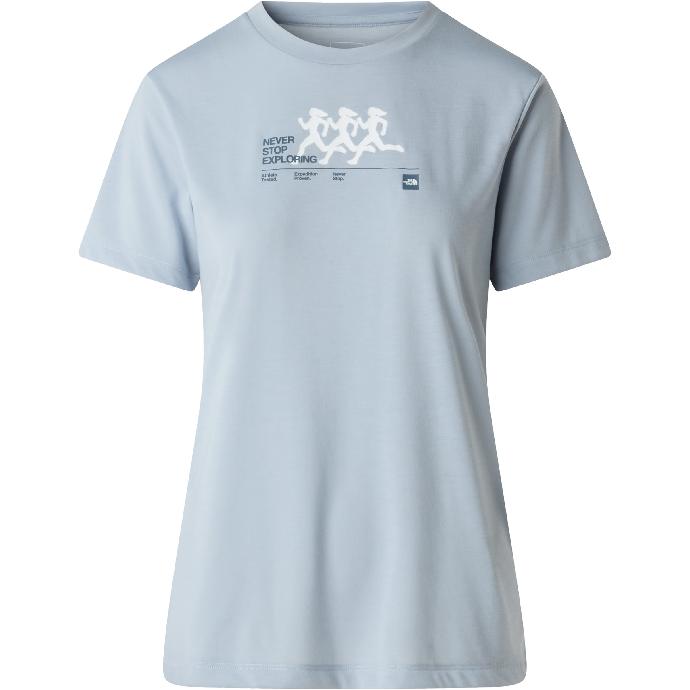 The North Face Bitmap Silhouette Damen T-Shirts blau Größe XL Lifestyle Schnell trocknend