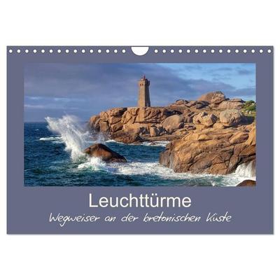 Leuchttürme - Wegweiser an der bretonischen Küste (Wandkalender 2027 DIN A4 quer), CALVENDO Monatskalender