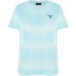 CHIEMSEE T-Shirt mit Batik-Unikat, Größe S in Blau 134307
