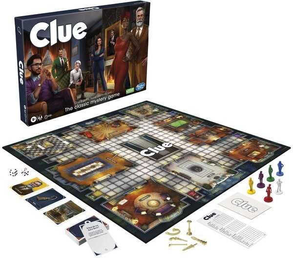 Clue Cluedo Classic Refresh Board Game by Hasbro UK