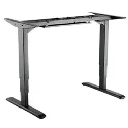 Equip ERGO Elektrisches-Sitz-Steh-Tischgestell, Doppelmotor, Schwarz