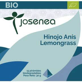 Josenea Hinojo Anís Lemongrass BIO 15 pirámides en sobre