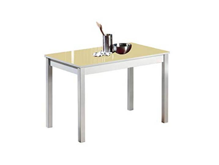 ASTIMESA Küchentisch, Metall, Beige, 90 x 50 cm