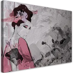 LEINWANDBILD Japanische Geisha 60x40cm