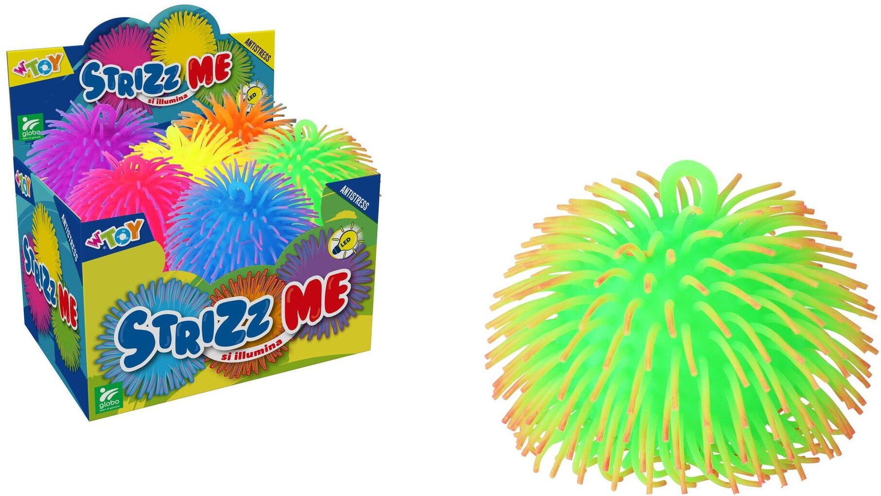 Palla Globo 42371 W’TOY Strizz Me luminosa Assortito