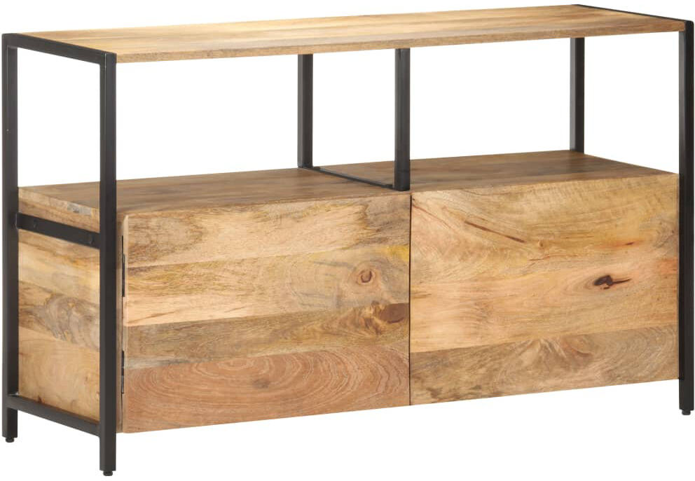 Borough Wharf Molena 110cm Solid Wood Sideboard Brown 65cm H X 110cm W X 35cm D