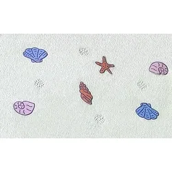 Kleine Wolke Wanneneinlage Beach, Multicolor 36x 72 cm