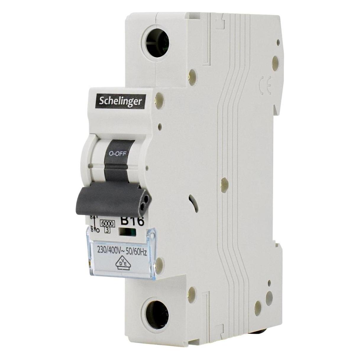 Schelinger Überstromschutzschalter - 6 kA - 1P B - 40 A - VDE-zertifiziert (SCHELINGER)