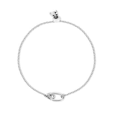 Armband ECHTZEIT "Schmuck Geschenk Edelstahl Armkette Like Diamonds Tropfen", silber (silberfarben, kristallweiß, kristallweiß), Armbänder, Damen, 22cm, Edelstahl, Armband, mit Zirkonia (synth.)