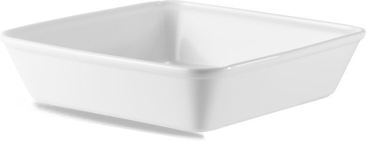 Churchill Pirofila Quadrata 25 X 25 X 6,2 Cm Counter Serve White