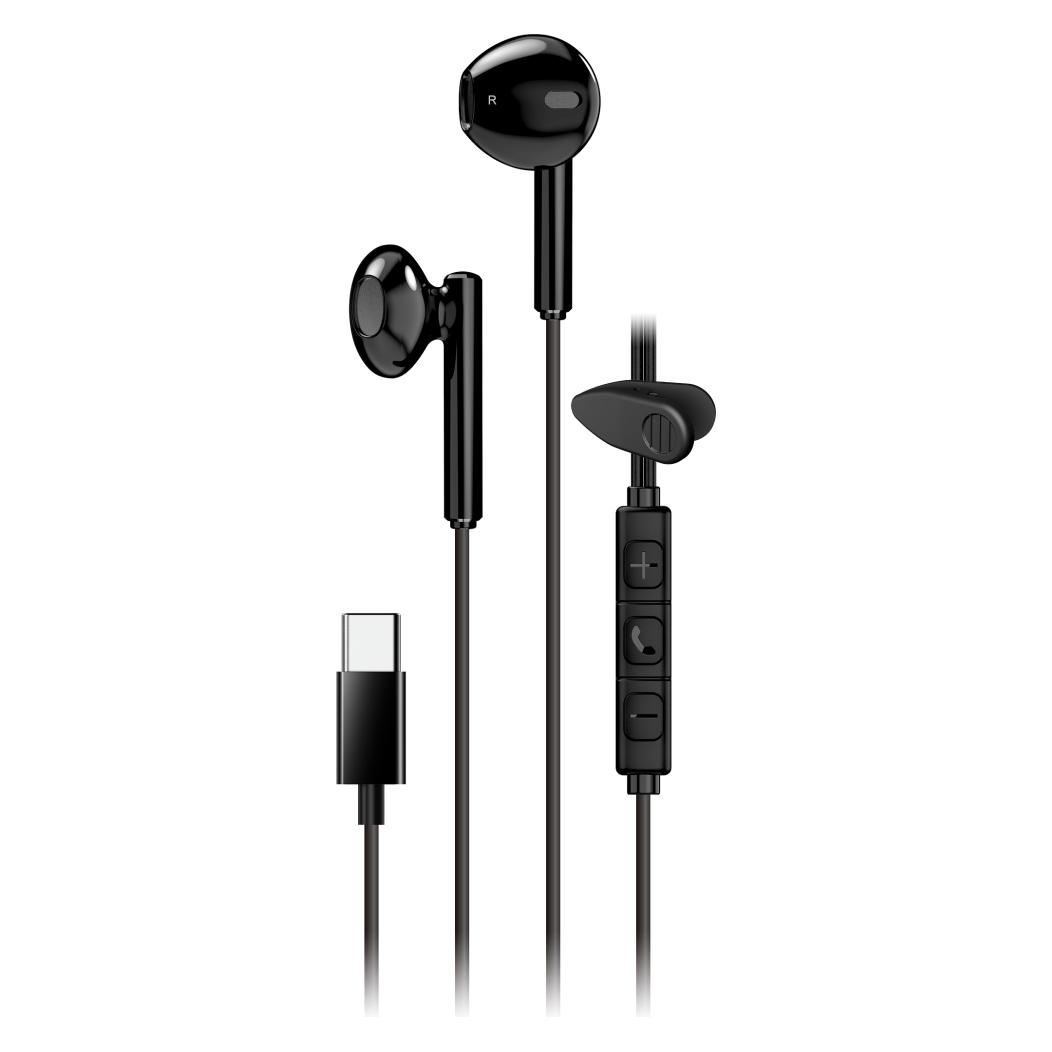 Genius Kopfhörer HS-M366 schwarz / mit Mikrofon / USB-C / Kabel 1,2 m (Kabelgebunden) (31710033400)