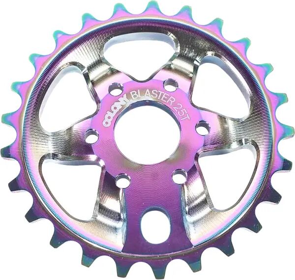 BMX Kettenblatt Colony Blaster Chris James (Rainbow Anodise - 25T)