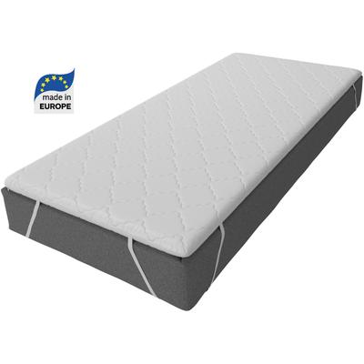 Topper OTTO HOME "Isay, Topper 90x200, 140x200, 180x200 cm", weiß ((weiß)), B:180cm H:6cm L:200cm, Komfortschaum, Topper, Matratze, Boxspringbett, Allergiker geeignet (Hausstauballergiker)