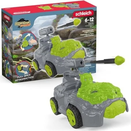 Schleich 42670 Eldrador CREATURES Stein-Crashmobil mit Mini Creature