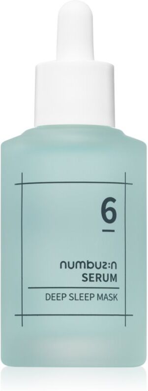 Numbuzin No. 6 Deep Sleep Mask Serum sérum de nuit pour une hydratation intense 50 ml