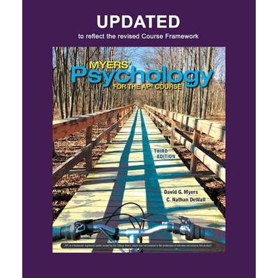 Updated Myers' Psychology for AP, Gebundene Ausgabe von David A. Myers,C. Nathan DeWall, Macmillan Learning, 978-1-319-36254-6