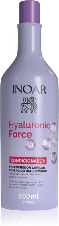 INOAR Hyaluronic Force Conditioner après-shampoing hydratant à l'acide hyaluronique 800 ml