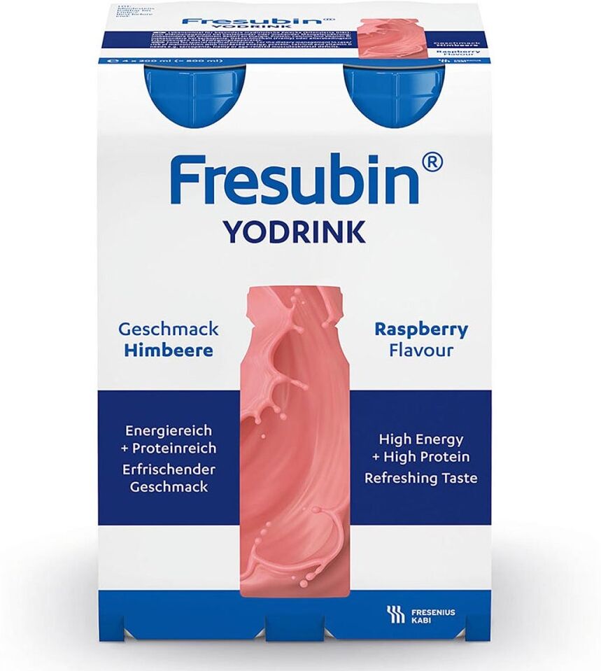 Fresubin YoDrink Himbeere   Trinknahrung mit Eiweiß 4X200ml