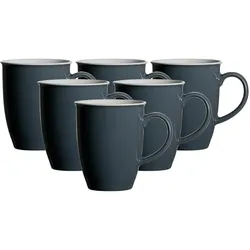 KAFFEEBECHER Doppio Anthrazit 320 ml 6er Set