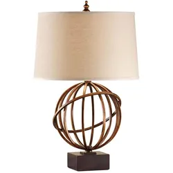 Elstead Lighting, Tischlampe, Spencer Tischleuchte E27 Florenz Gold (E27)