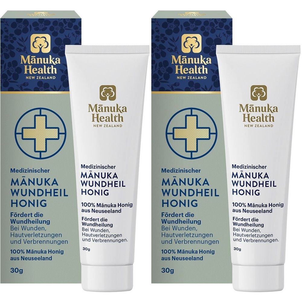 Manuka Health Wundheilhonig Tube 2x 2x30 g