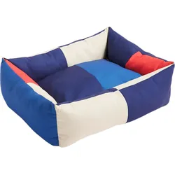 Hay Zip Hundebett M, weiß-blau