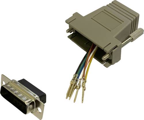 BKL Electronic 10121121 Adapter D-SUB-Stecker 15pol. - RJ45-Buchse Single