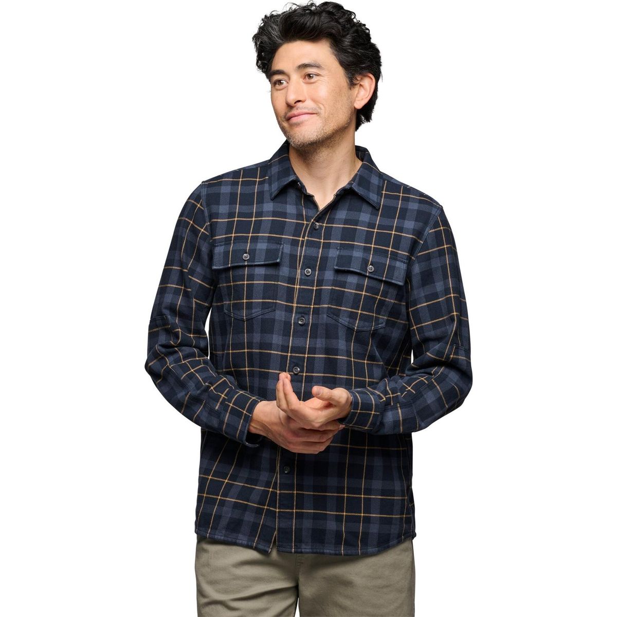 Black Diamond M Project Twill LS Shirt charcoal-black (9624) XSM AP7530919624XSM1