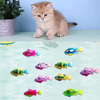 Inspire Select LED Interactive Swimming Robot Fish Cat Toy Glowing Electric Fish For Hunting & Play Stimulation 06