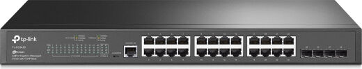 TP-Link Tl-Sg3428 Switch Di Rete Gestito L2/l3 Gigabit 1u Nero Tl-Sg3428