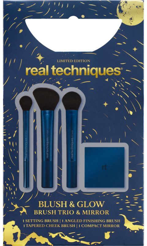 Real Techniques Holiday Blush & Glow kit de pinceaux