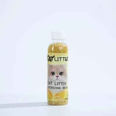 Uplifted Finds Premium Aromatic Fresh Scent Cat Litter Deodorizing Beads (250ml) lemon Fragrance