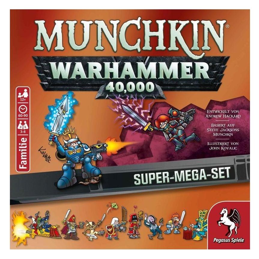 Pegasus Munchkin Warhammer 40K Super Mega Set (Deutsch, 3 - 6 Spieler) (418766)