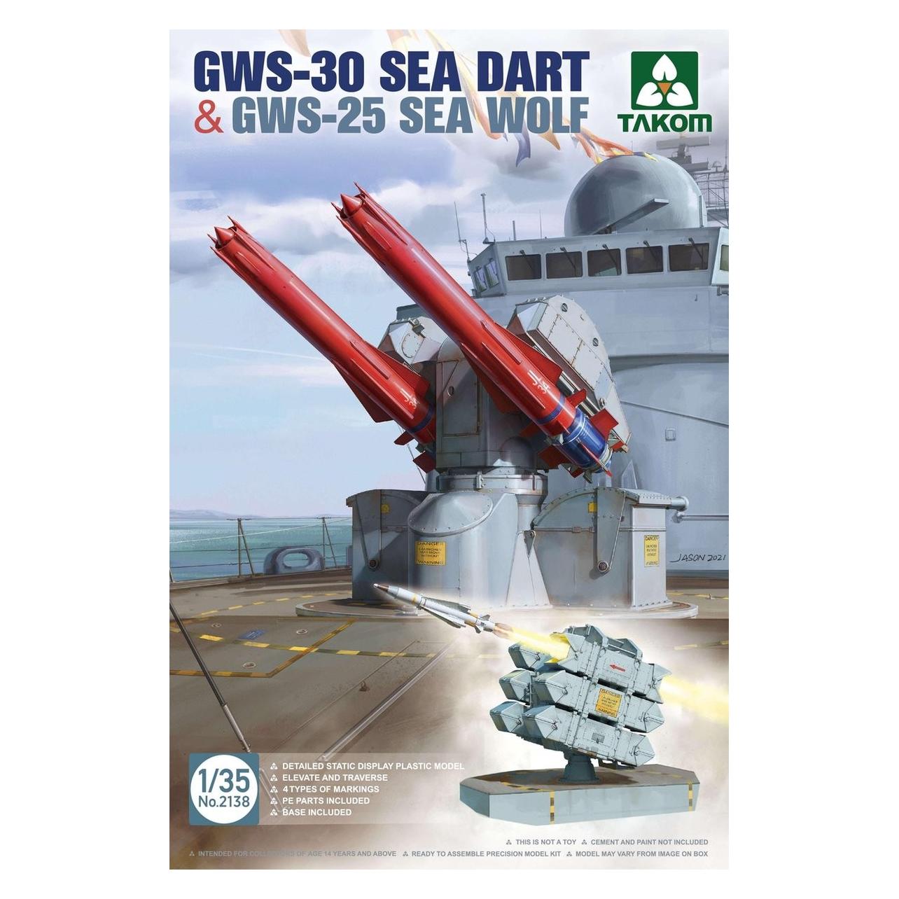 Takom GWS-30 SEA DART & GWS-25 SEA WOLF (TAK2138)