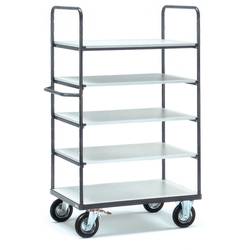 Fetra Hauptartikel 9341 Etagenwagen Feststeller Stahl Traglast (max.): 500 kg Grau