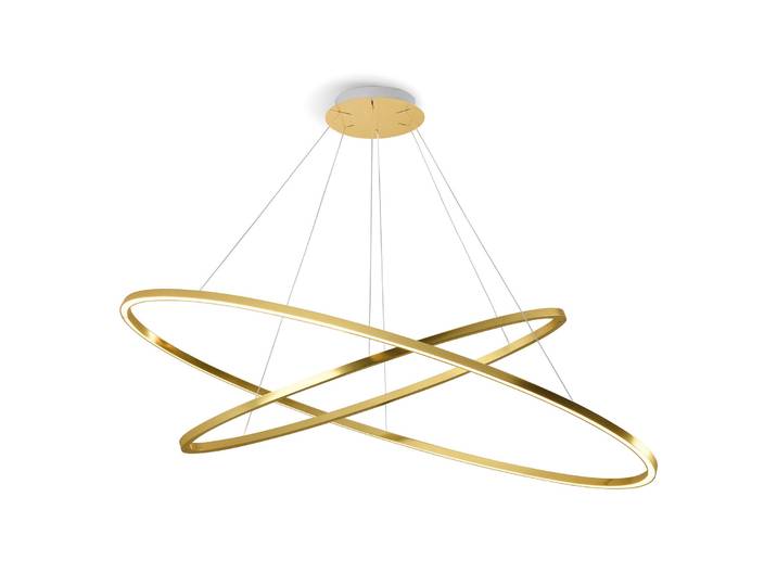 Ellisse Double Hängelampe 2.700 K gold lackiert - Nemo Nemo Lighting - Wohnzimmer - Modern - Metall - Mehrflammig
