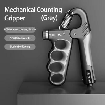 Healfit Counter Grip Strength Gym Wrist Expander Hand Strengthener Adjustable Muscle Recovery Tool For Fitness Hand Strength Exercise mechanical Gray