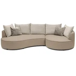 BOOOM Ecksofa Luna Stoff Antelope