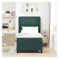 vidaXL, Boxspringbett, Bettmatratze (90 x 190 cm)